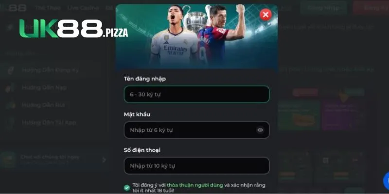 Khuyến mãi hấp dẫn tại UK88