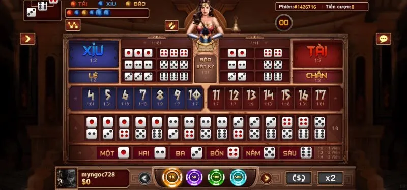 Có nhiều hình thức cá cược sicbo để anh em lựa chọn