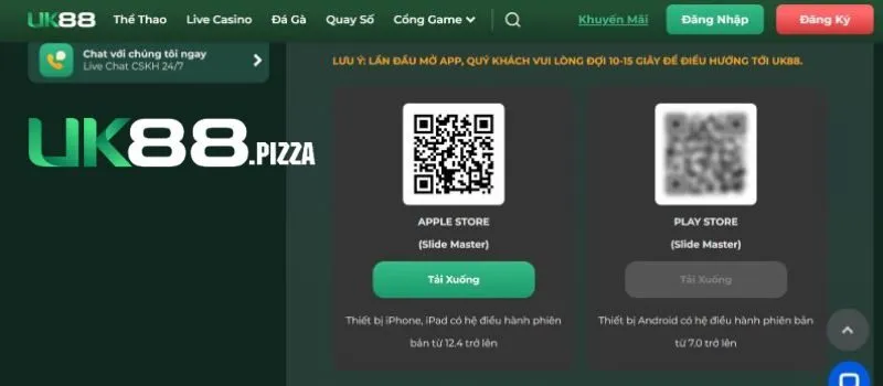 Quy trình tải app uk88 cực kỳ đơn giản